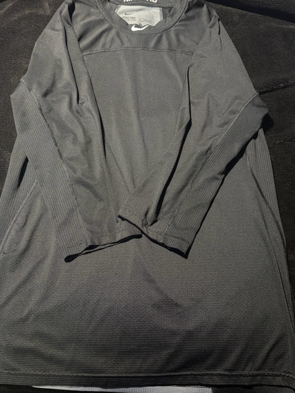 Nike Black Lightweight Long-Sleeve Training Top